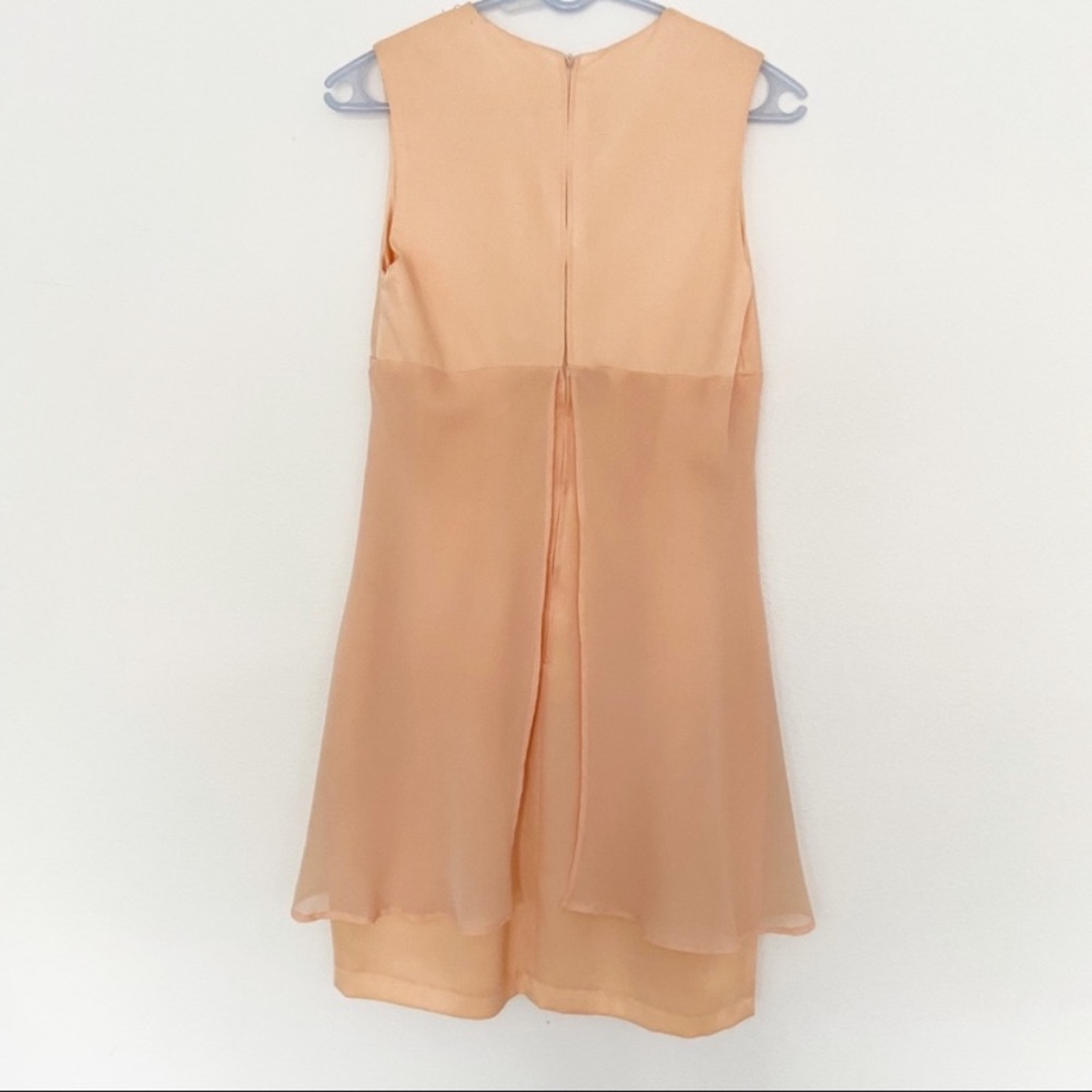VINTAGE Valentine’s Day Heart Pocket Sleeveless Dress Blush Pink Size S - Picture 5 of 7